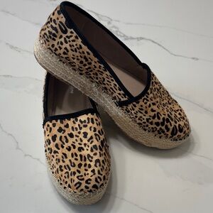 Gianni Bini Tan Leopard Espadrilles